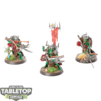 Orruk Warclans - 3 x Man-Skewer Boltboyz - bemalt