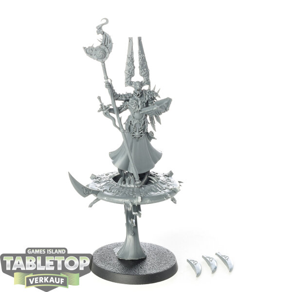 Disciples of Tzeentch - Gaunt Summoner on Disc of Tzeentch - unbemalt