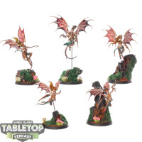 Daughters of Khaine - 5 Khinerai Lifetakers - bemalt