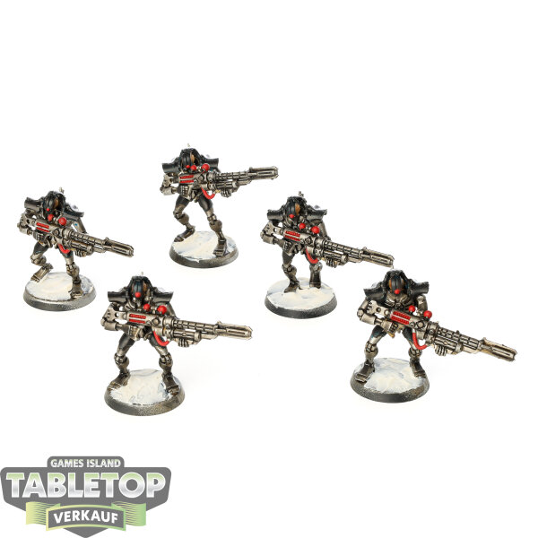 Necrons - 5 Deathmarks - bemalt