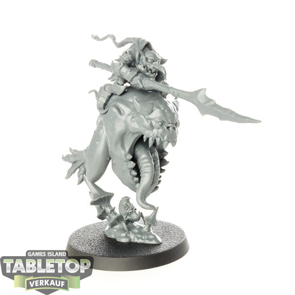 Gloomspite Gitz - Loonboss on Giant Cave Squig - unbemalt