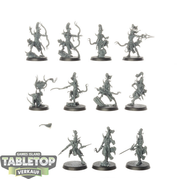 Hedonites of Slaanesh - 10x Blissbarb Archers - unbemalt