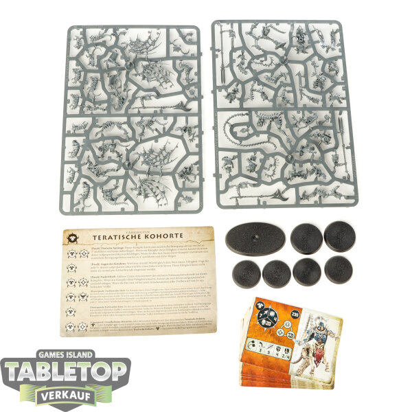 Ossiarch Bonereapers - 8x Warcry: Teratic Cohort - im Gussrahmen