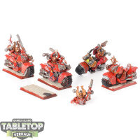 Chaos Space Marines - 4x Chaos Bikers klassisch - bemalt