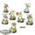 Death Guard - 7x Plague Marines klassisch - bemalt