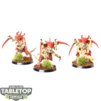 Tyraniden - 3x Tyranid Warriors - bemalt