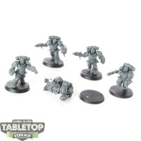 Blood Angels - 5 Assault Intercessor Squad - unbemalt