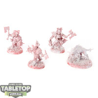 Blades of Khorne - 4 Magore’s Fiends - grundiert