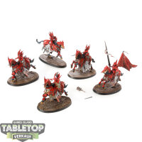 Soulblight Gravelords - 5 Blood Knights - bemalt