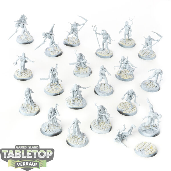Soulblight Gravelords - 20 Deadwalker Zombies - grundiert