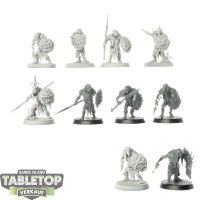 Orruk Warclans - 10 x Gutrippaz - teilweise bemalt