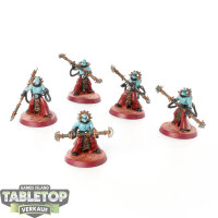 Adeptus Mechanicus - 5 Fulgurite Electro-Priests - bemalt