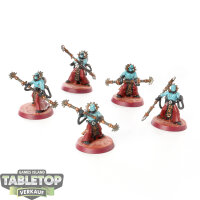 Adeptus Mechanicus - 5 Fulgurite Electro-Priests - bemalt