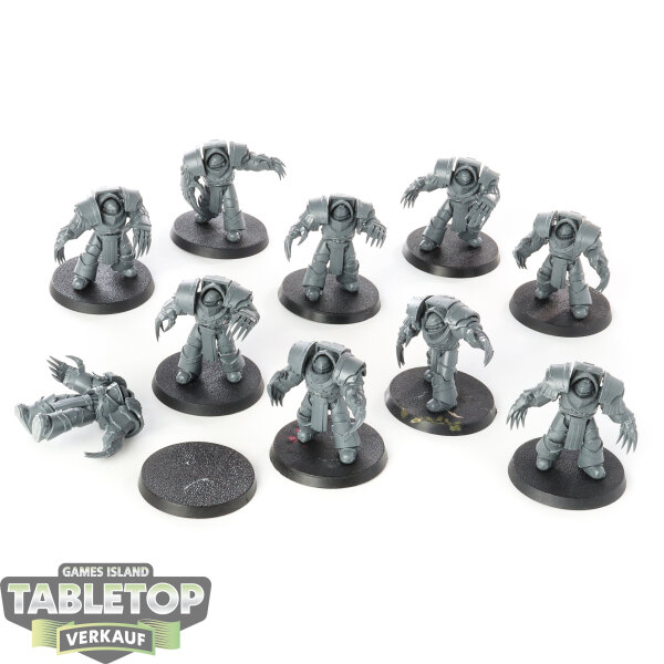 Horus Heresy - 10 Legion Cataphractii Terminator Squad klassisch - unbemalt