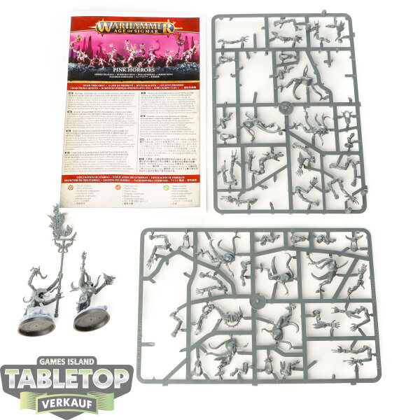 Disciples of Tzeentch - 10 Pink Horrors - teilweise gebaut