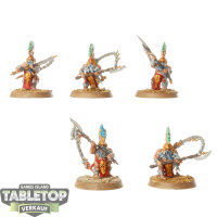 Fyreslayers - 5 Hearthguard Berzerkers - bemalt