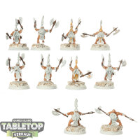 Fyreslayers - 10 Vulkite Berzerkers - teilweise bemalt