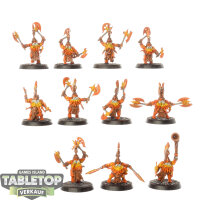 Fyreslayers - 11 Vulkite Berzerkers - unbemalt