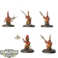 Fyreslayers - 5 Hearthguard Berzerkers - bemalt
