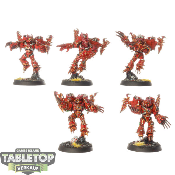 Chaos Space Marines - 5 Warp Talons klassisch - bemalt