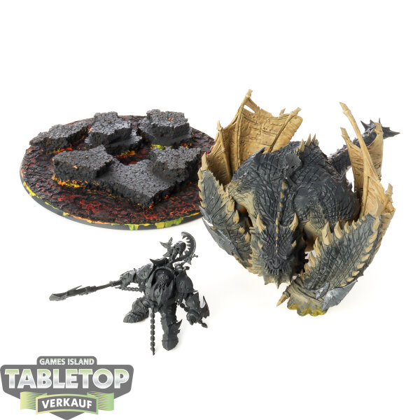 Orruk Warclans - Megaboss on Maw-krusha - teilweise bemalt
