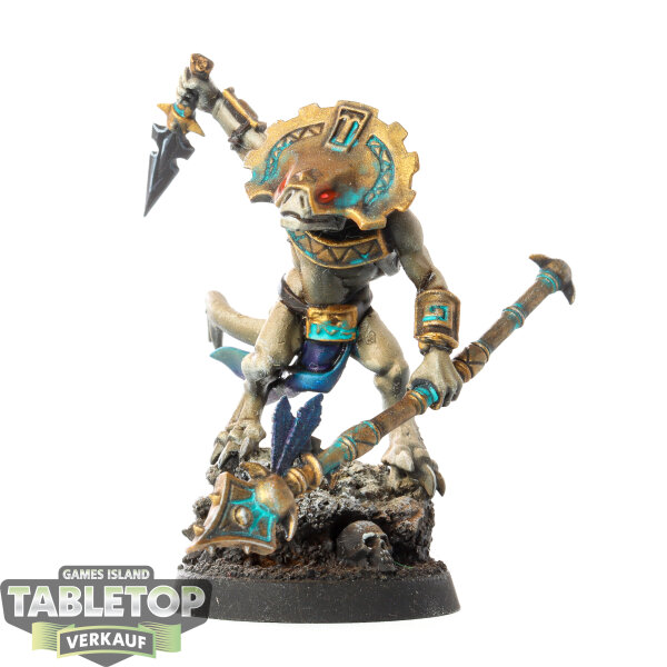 Lizardmen - Skink Oracle - bemalt