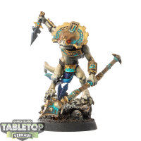Lizardmen - Skink Oracle - bemalt
