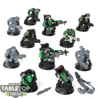 Orks - 11x Ork Boyz - bemalt