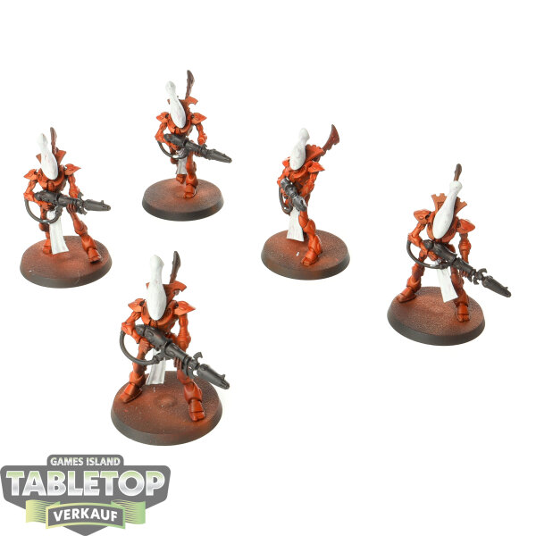 Aeldari - 5 Wraithguard - bemalt