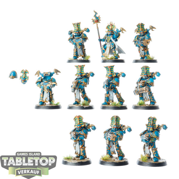 Thousand Sons - 10x Rubric Marines - bemalt