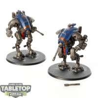 Imperial Knights - 2x Armiger Helverins - teilweise bemalt