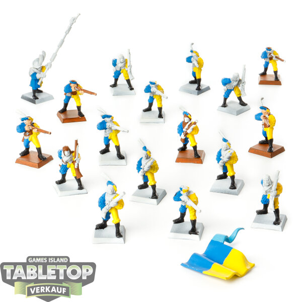 Empire of Man - 17x Empire Handgunners - klassisch - teilweise bemalt