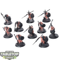 Orruk Warclans - 10x Gutrippaz - teilweise bemalt
