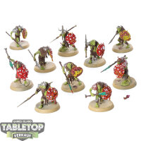 Orruk Warclans - 10x Gutrippaz - teilweise bemalt