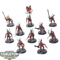 Blades of Khorne - 10x Bloodletters - teilweise bemalt