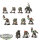 Orks - 11x Ork Boyz - teilweise bemalt