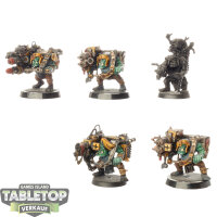 Orks - 5x Ork Lootas - teilweise bemalt