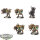 Orks - 5x Ork Lootas - teilweise bemalt