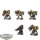 Orks - 5x Ork Lootas - teilweise bemalt