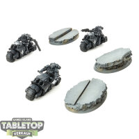 Dark Angels - 3 Outriders - teilweise bemalt