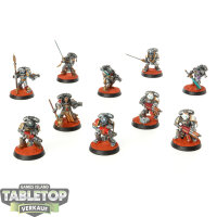 Grey Knights - 10 Grey Knights Purgation Squad - bemalt