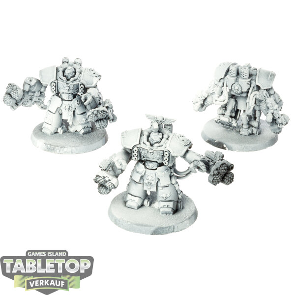 Space Marines - 3x Centurion Assault Squad - teilweise bemalt