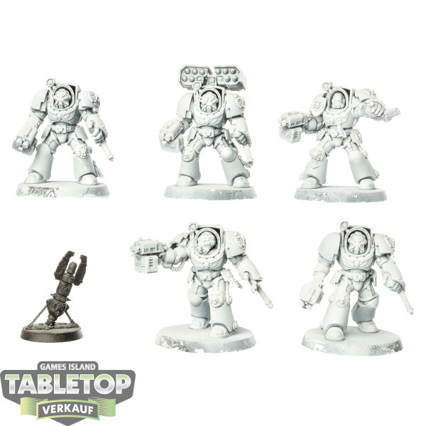 Space Marines - 5x Terminator Squad - teilweise bemalt