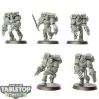 Blood Angels - 5x Vanguard Veteran Squad - unbemalt