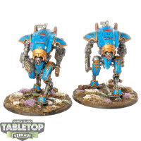 Imperial Knights - 2x Armiger Warglaives - bemalt