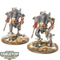 Imperial Knights - 2x Armiger Helverins - bemalt