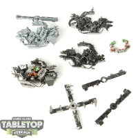 Orks - 3x Deffkoptas klassisch - teilweise bemalt