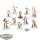 Adepta Sororitas - 10x Sisters Novitiate Squad - teilweise bemalt
