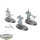 Stormcast Eternals - 3x Vanguard-Raptors With Longstrike Crossbows - unbemalt