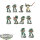 Dark Angels - 10x Tactical Squad - bemalt